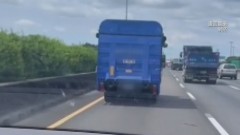 就是不讓道！ 貨車國道「擋救護2分鐘」 駕駛下場慘了