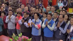 白沙屯媽起駕進香！ 賴清德虔誠迎媽祖出神龕
