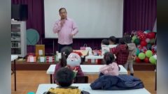 王義川對幼童開講「藍白修惡法」惹議！ 邱鎮軍要求道歉