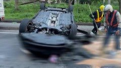男酒駕追撞2車後翻覆！ 同車友人重傷送醫亡