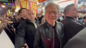 輝達總部在台選址受矚　探黃仁勳口風：還沒決定