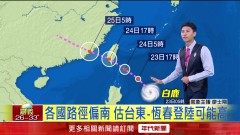 8/23把握最後防颱時間　白鹿仍不排除登陸