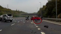 變換車道不當！　5歲童在國道被甩出