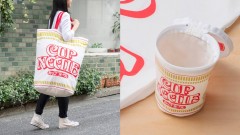 行走的巨型泡麵！ 日清推「環保袋組」 網喊：跪求開賣