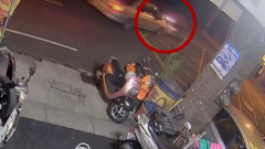 酒駕撞飛騎士！ 女駕駛「車牌掉現場」只能折返投案