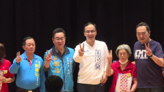 苗栗選戰／藍營分裂？ 陳超明站台鍾東錦　朱立倫喊祭黨紀