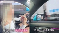 國道「領跑」救護車？ 網美稱好心幫忙　網轟：無知當有趣