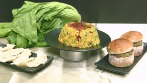 最難吃的菜大變身！ 「長年菜」變水餃、漢堡　味道驚為天人