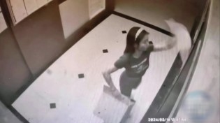 獨家／被控惡鄰！ 直擊郭書瑤返家先到警衛室「領包裹」